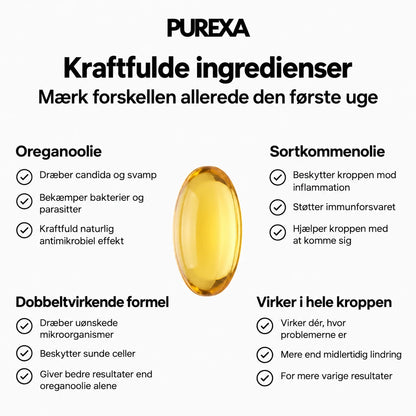Purexa – Oreganoolie med sortkommenolie