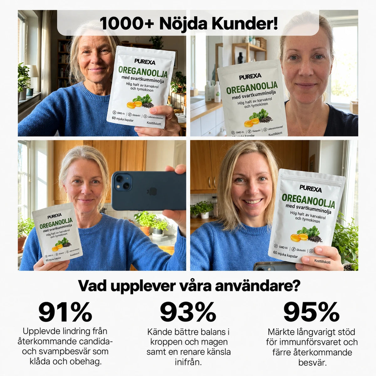Purexa - Oreganoolja med Svartkumminolja